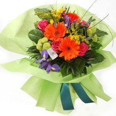 Colourful garden bouquet