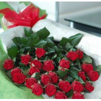 Bouquet of 25 red roses