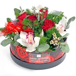 Romantic roses arrangement,large
